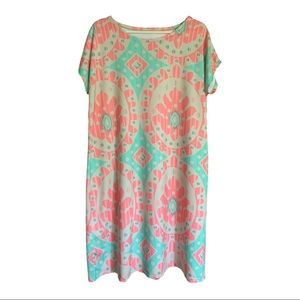 Lolly Wolly Doodle Shift Dress Sz XL